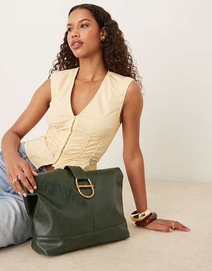 Le Sac Bandoulière Quotidien - Vert Forêt