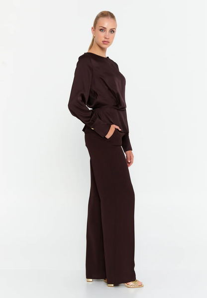 Blouse Fluide à Manches Longues