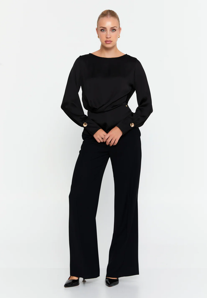 Blouse Fluide à Manches Longues