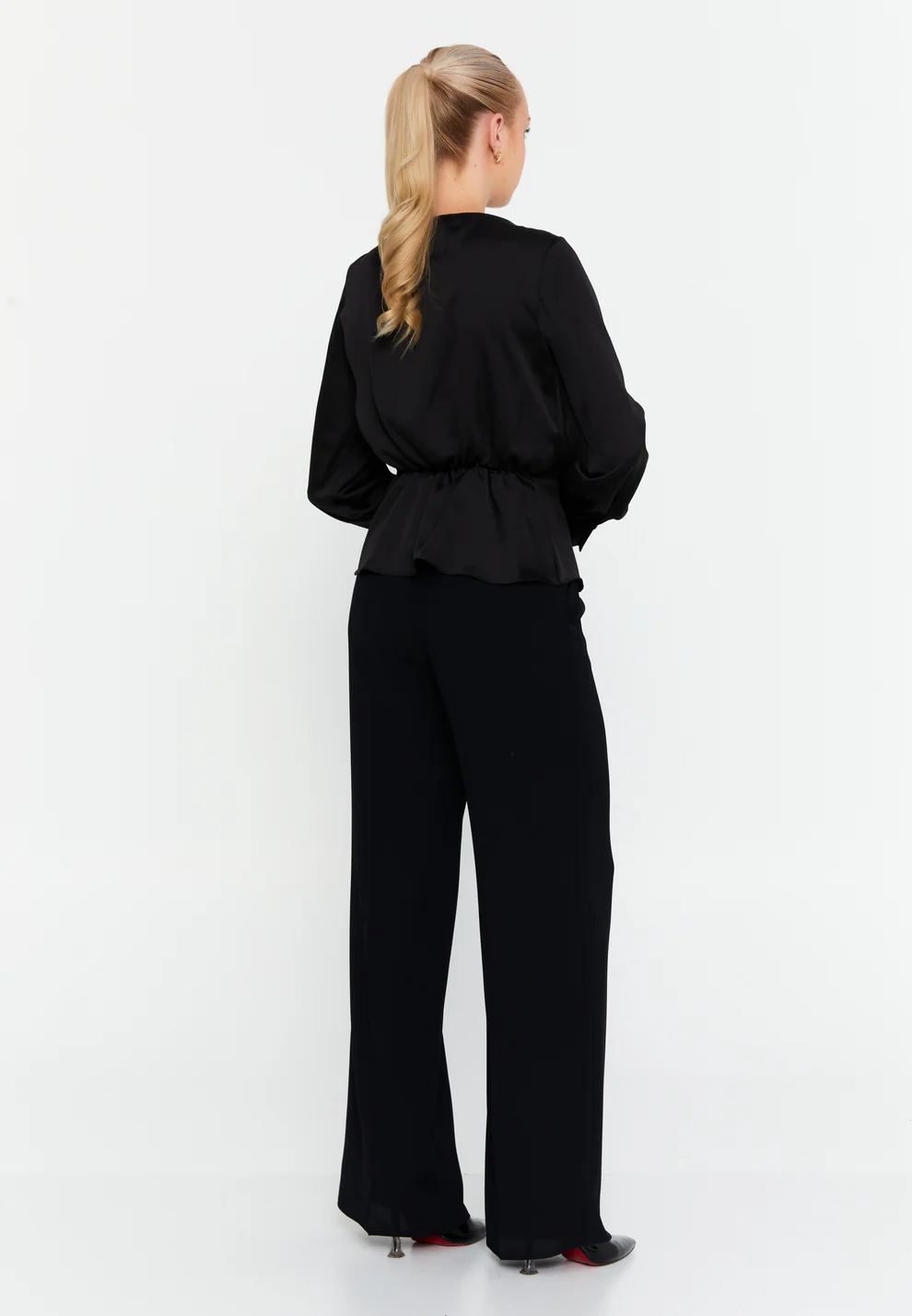 Blouse Fluide à Manches Longues